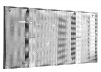7.8MM P7.81 het Transparante LEIDENE Vertoningsscherm voor Glaswinkel, Lichtgewichtkabinetsontwerp